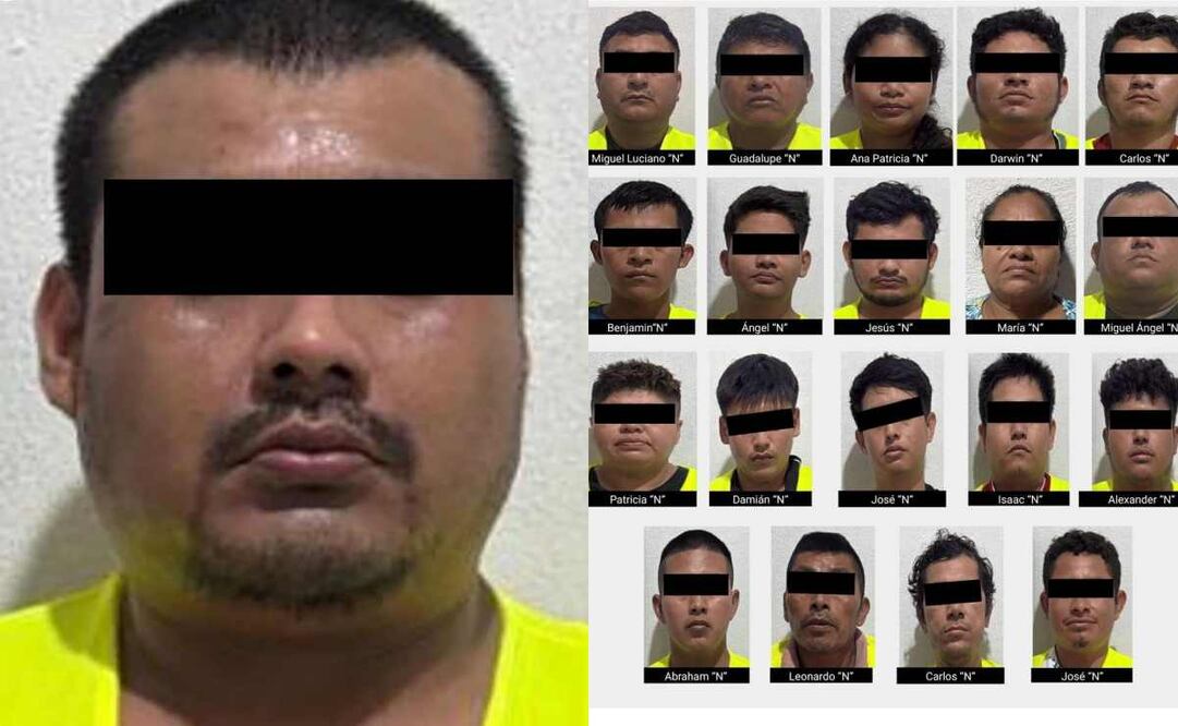 Detienen a 20 personas, entre ellas “El Toto”, líder de plaza del CJNG. Fotos: Especiales.