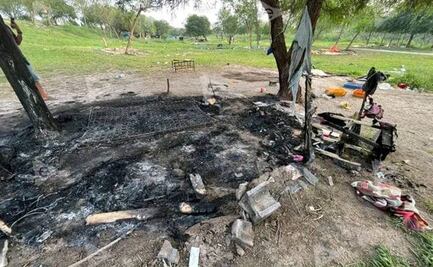 Queman cerca de 25 casas de campañas de migrantes en Reynosa, Tamaulipas