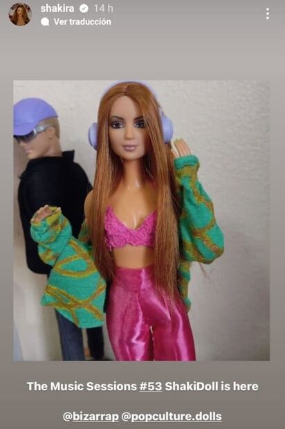 Shakira muestra muñeca de la venganza, inspirada en nueva canción con Bizarrap