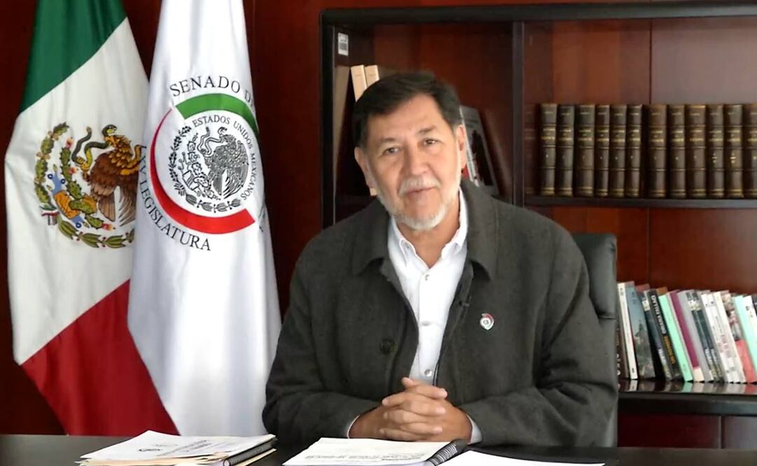 Gerardo Fernández Noroña, presidente de la Mesa Directiva del Senado compartió un mensaje sobre la reforma judicial este 17 de septiembre del 2024. Foto: Captura de pantalla