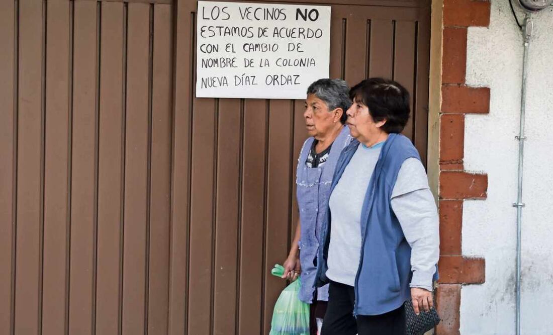 Vecinos de la colonia Nueva Díaz Ordaz han mostrado su descontento con el cambio a Estudiantes de 1968, por lo que buscan una nueva consulta. Foto: Carlos Mejía / EL UNIVERSAL