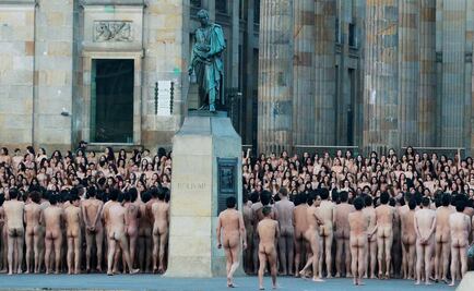 Spencer Tunick en Bogotá: contra el frío y el pudor
