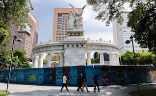 Alameda Central, deslucida y en caos