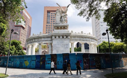 Alameda Central, deslucida y en caos