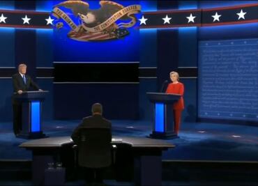 Clinton y Trump inician debate hablando de economía y México