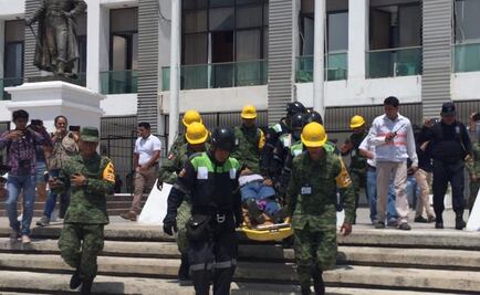 Realizan macrosimulacro en Chiapas a un año y medio de terremoto