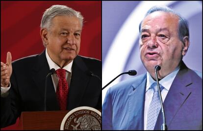 Estas han sido las diferencias entre AMLO y Slim