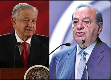 Estas han sido las diferencias entre AMLO y Slim