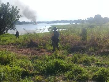 Controlan fuga de ducto de Pemex en Chiapas