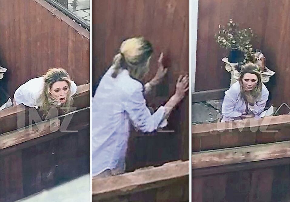 Vecinos consideran que quizá la británica tenía una sobredosis de drogas y temían por su vida, pues ha había tenido otros desórdenes mentales en 2009 (TOMADO DE TMZ)