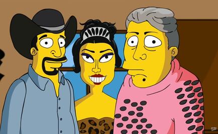 Los XV años de Rubí estilo "Los Simpson"