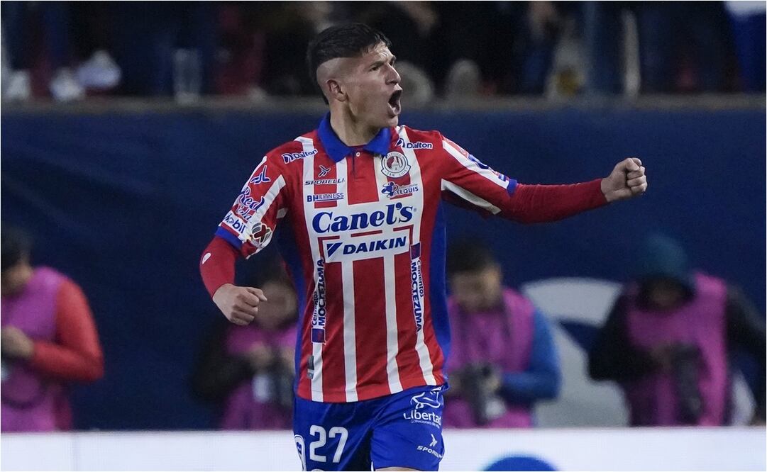 Benjamín Galdames celebra su gol ante los Pumas. FOTO: IMAGO7