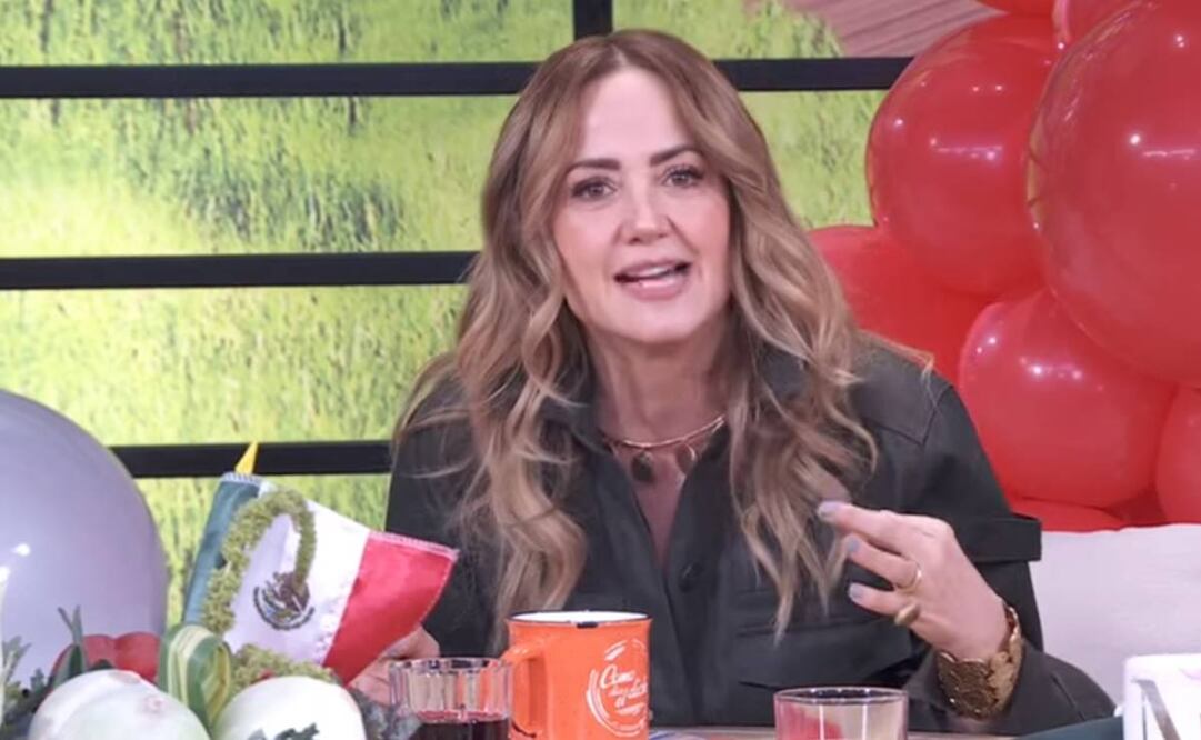 Andrea Legarreta, molesta con programa que asegura que Erik Rubín le fue infiel.