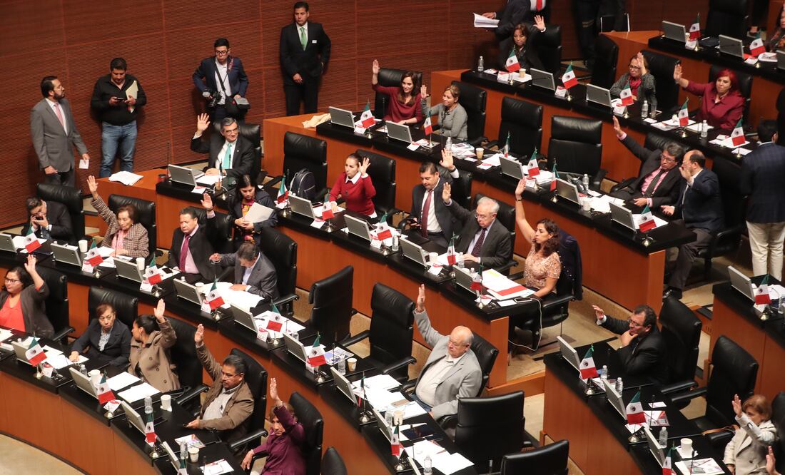 Sesión de la Cámara de de Senadores (LUCÍA GODÍNEZ. EL UNIVERSAL)