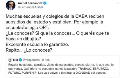 Por dibujo, ministro de Argentina amenaza a caricaturista; insinúa saber a qué escuela van sus hijos