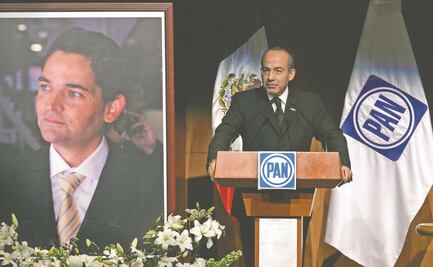 Felipe Calderón y Margarita Zavala recuerdan a Juan Camilo Mouriño a 14 años de su muerte
