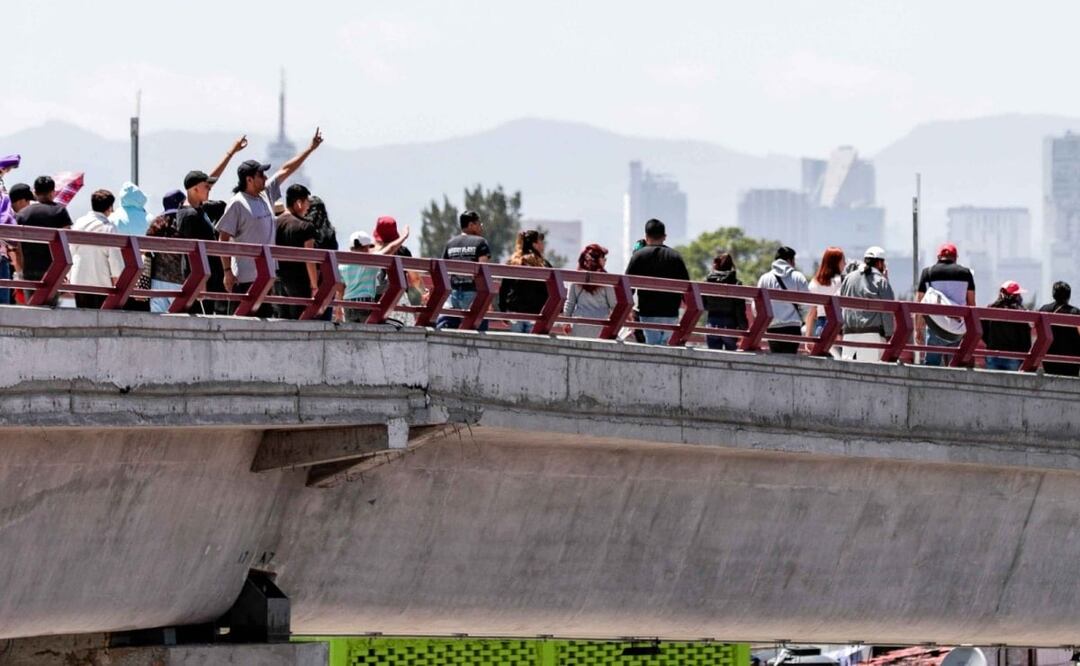 El puente reducirá entre 20 y 30 minutos los traslados en la zona de Circuito Interior-Gran Canal, beneficiará a tres millones de automovilistas. Fotos: Diego Simón Sánchez. EL UNIVERSAL