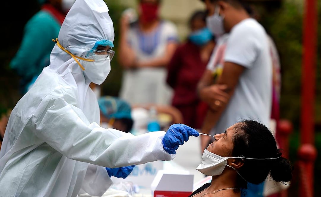 La India se mantiene como el país más afectado por el número de contagios diarios  (Foto: AFP)