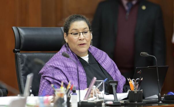 La ministra Lenia Batres durante la sesión de la Suprema Corte de Justicia de la Nación del pasado 13 de enero de 2026. Foto: SCJN/Cuartoscuro