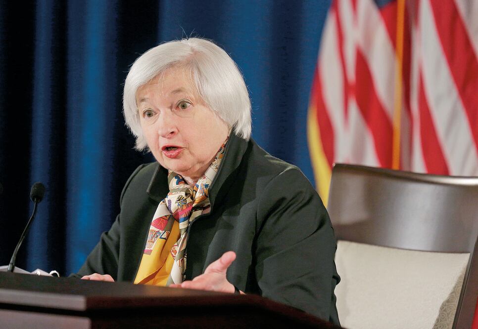El momento clave del día será cuando la presidenta de la Fed, Janet Yellen, comience a dar su opinión sobre el impacto de la crisis griega. Foto: ARCHIVO EL UNIVERSAL