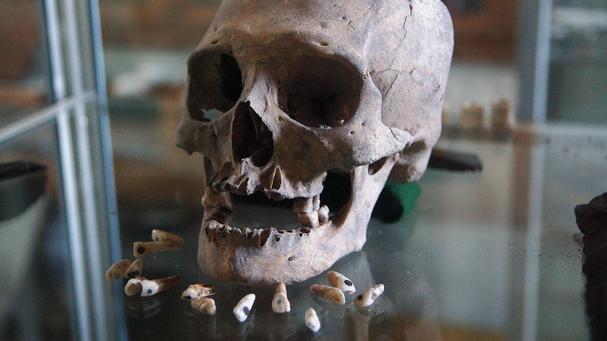 Los secretos de las calaveras mayas