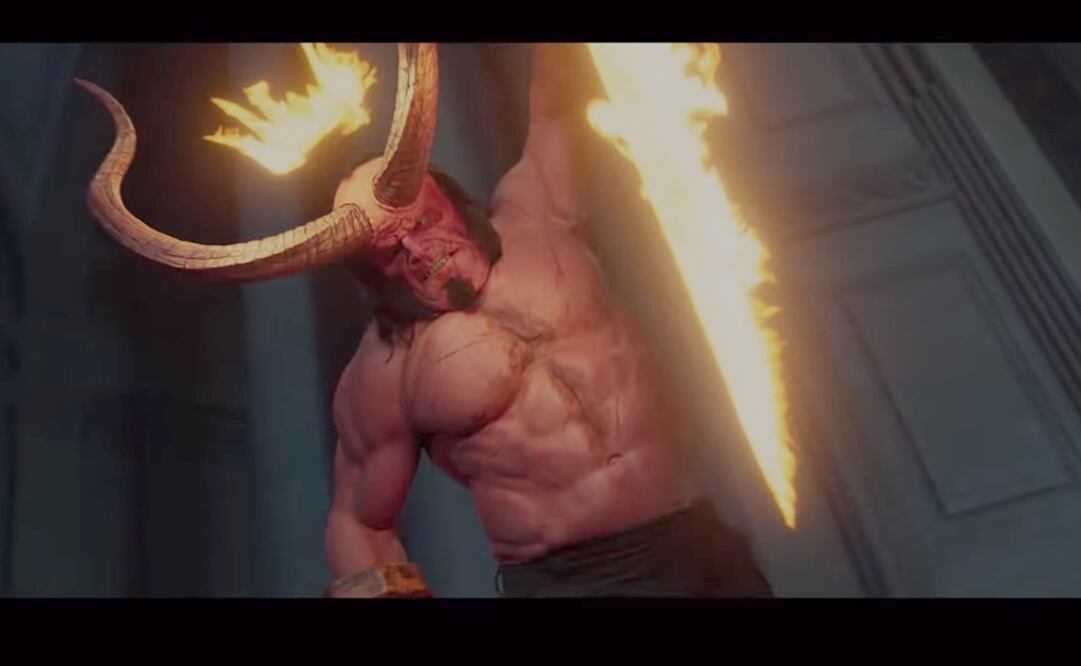 Hellboy. Foto: Captura tráiler Hellboy