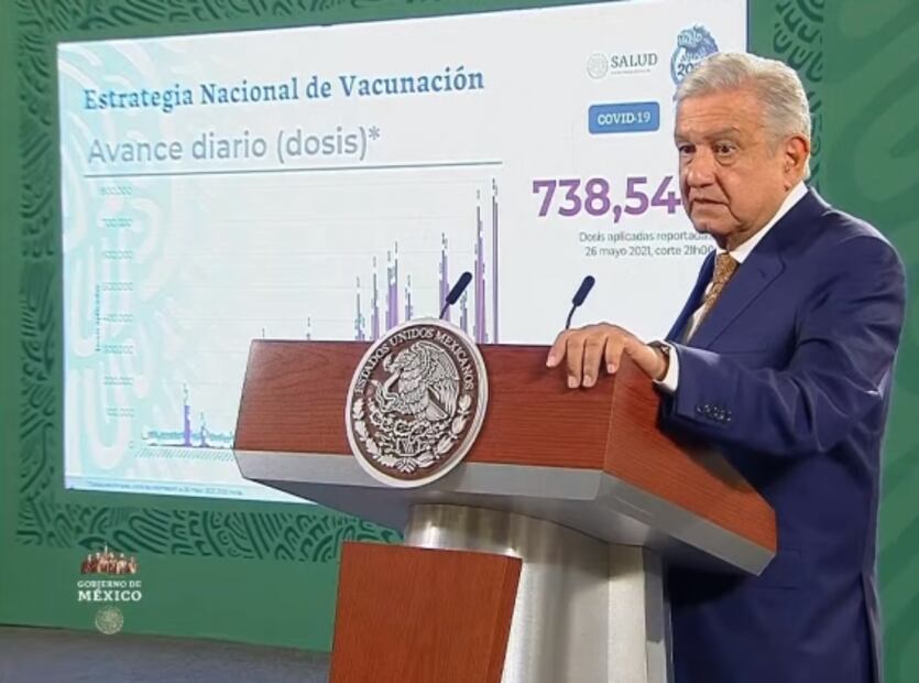 La mañanera de AMLO, 27 de mayo, minuto a minuto