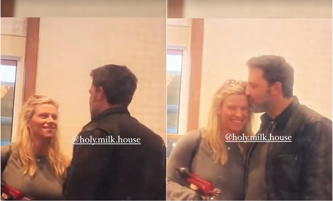 Ben Affleck es captado junto a una mujer.
Fotos: Instagram, vía @holy.milk.house