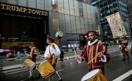 Así rindió tributo NY a Cristóbal Colón