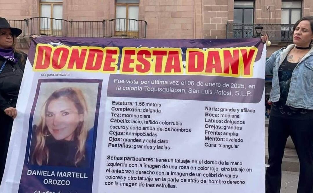 Daniela Martell fue privada de la libertad el día 6 de enero y al día siguiente fue asesinada en San Luis Potosí (28/01/2025). Foto: Especial