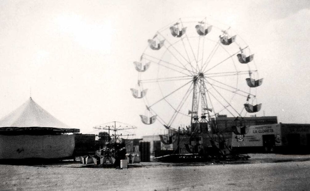 Feria en la antigua colonia federal, ciudad de México, 1959. Foto: Especial.