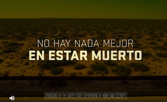 EU emprende de nuevo difusión de spots antimigrantes en internet; “cruzar la frontera estadounidense lleva a la muerte”, alerta