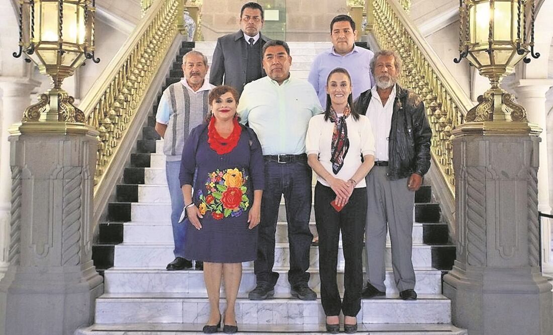 La jefa de Gobierno, la alcaldesa de Iztapalapa e integrantes del comité organizador dieron los pormenores de la 179 representación de Semana Santa. Las actividades del viernes se podrán seguir por televisión. Foto: ESPECIAL