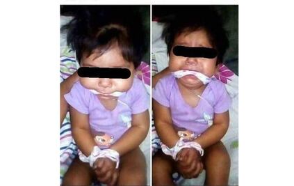 “Nana” publica foto de bebé maniatada y amordazada