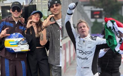 Desde Bizarrap hasta Brad Pitt, los famosos que se dieron cita en el GP de México