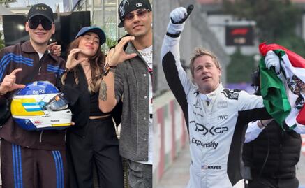 Desde Bizarrap hasta Brad Pitt, los famosos que se dieron cita en el GP de México