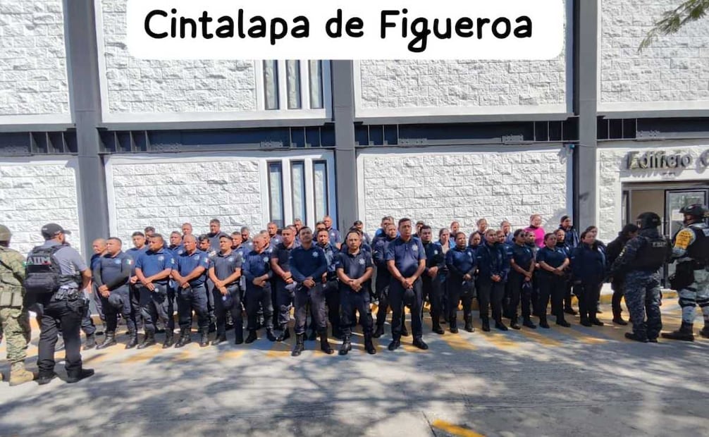 Detienen a 157 policías en Chiapas; presuntos vínculos con la delincuencia organizada.
Foto: Especial.