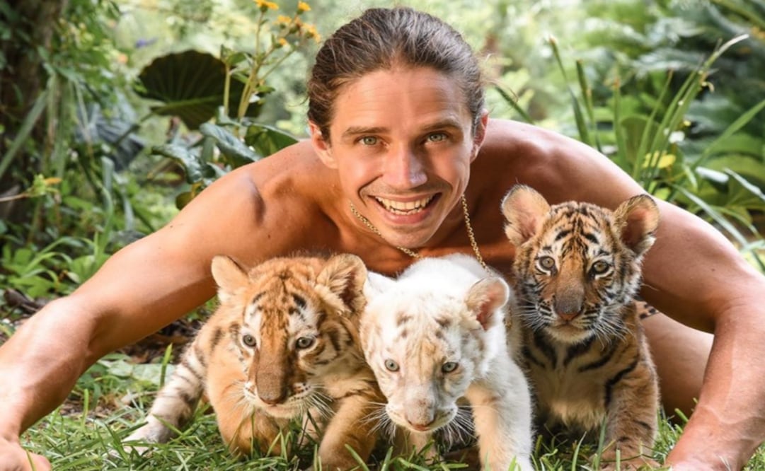 Kody Antle es un influencer y entrenador de animales salvajes, es hijo de Doc Antle - Foto: Tomada del Instagram de Kody Antle