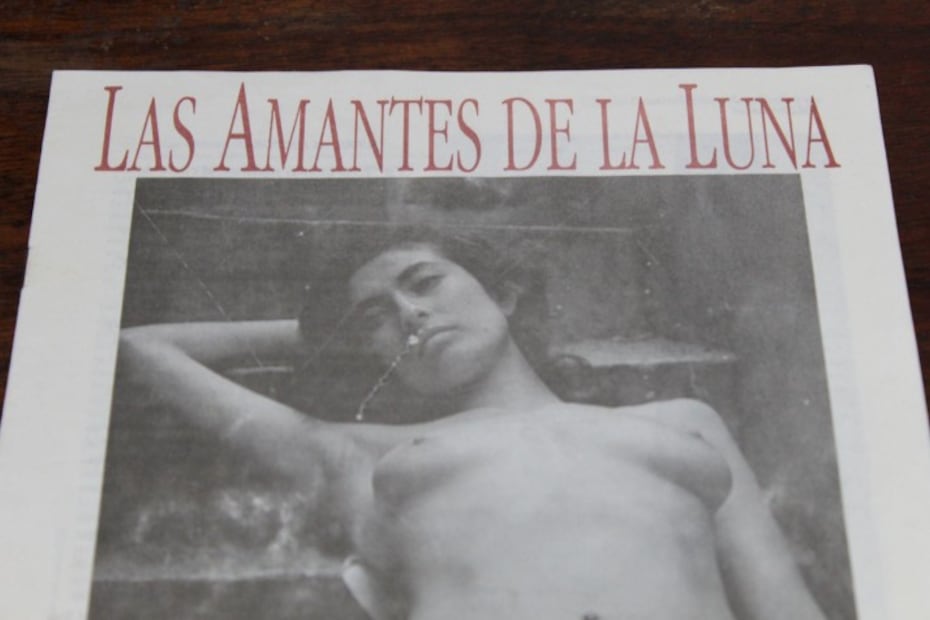 Ejemplar de la revista Las amantes de la luna.  
Crédito: Eucalipto 20, cortesía de Salvador Irys.