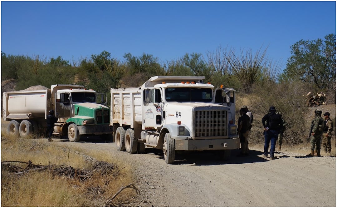 Este jueves 14 de noviembre ocurrió un derrumbe en una mina de Badiraguato, Sinaloa. Foto: Seguridad Pública Sonora