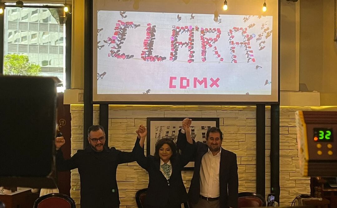 “Aquí vamos a salir todos unidos y vamos a respetar el resultado de Morena”: Clara Brugada. Foto: Laura Arana / EL UNIVERSAL