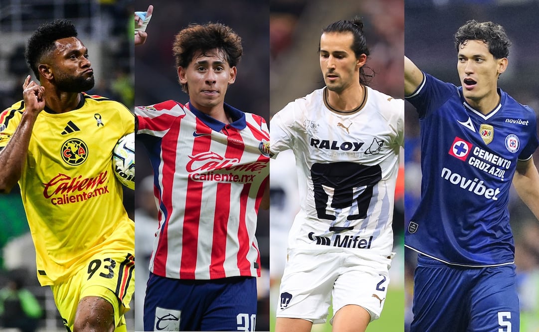 América, Chivas, Pumas y Cruz Azul durante la fase regular del torneo Apertura 2026 - Fotos: Imago7