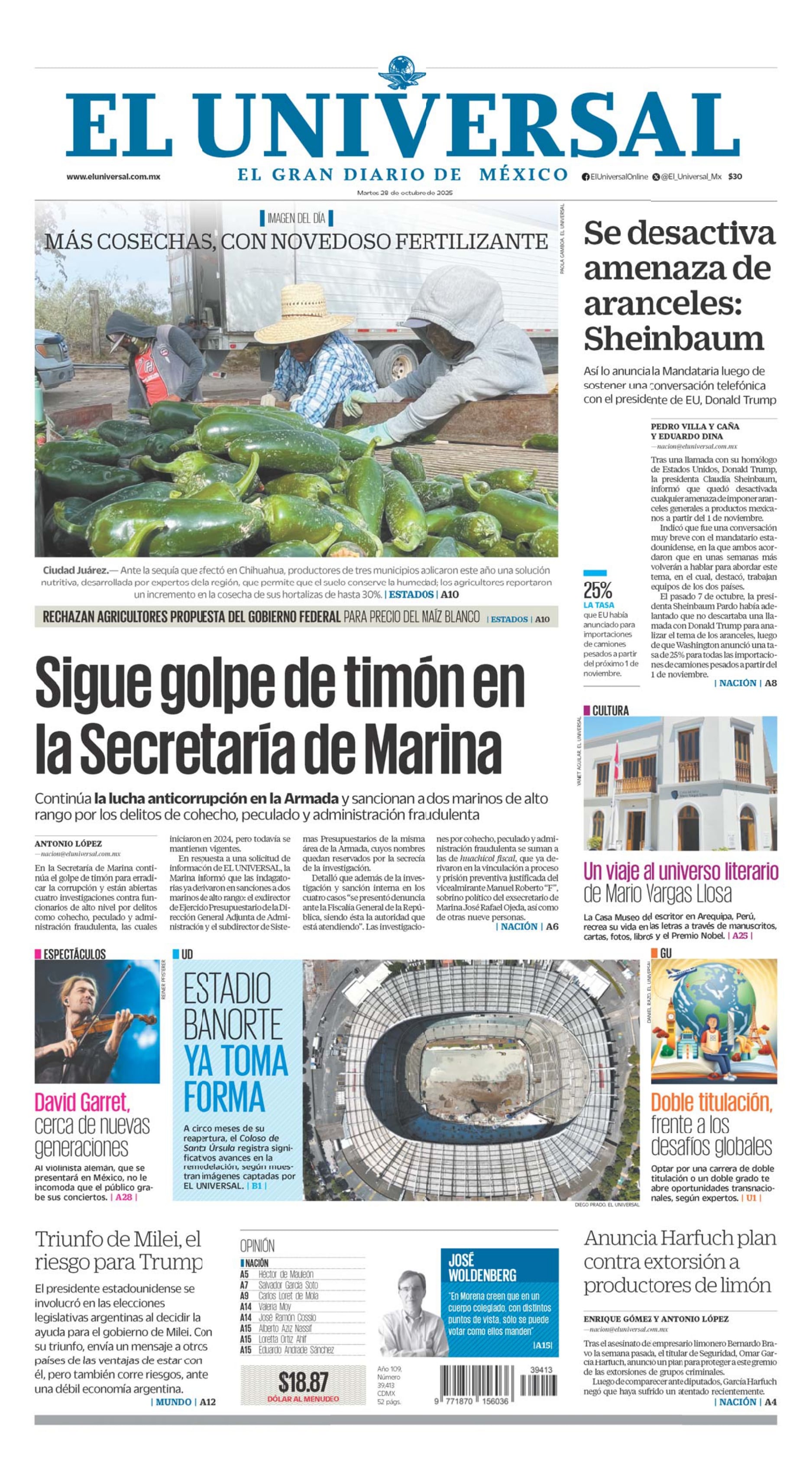 Portada impresa
