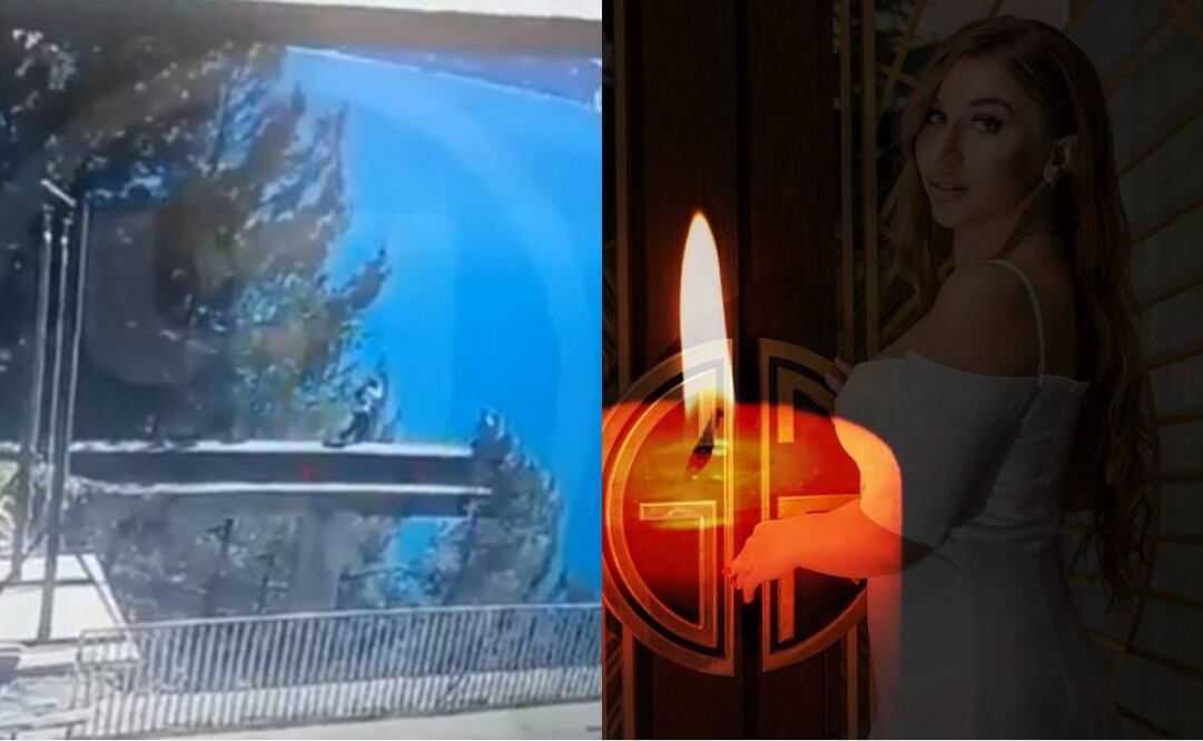 La joven se saltó las bardas de seguridad de un mirador y al perder el equilibrio cayó a más de 50 metro de altura. Foto: Captura redes sociales