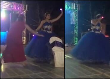 Mujer quita silla que “estorbaba” y arruina baile de quinceañera; video se vuelve viral