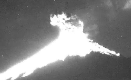 Se registran explosiones en el volcán Popocatépetl