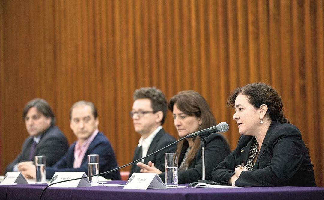 Expertos de la CIDH presentaron el cuarto informe sobre el caso./Cristopher Rogel - EL UNIVERSAL