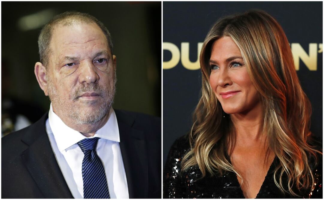 Harvey Weinstein y Jennifer Aniston. Foto: Archivo 