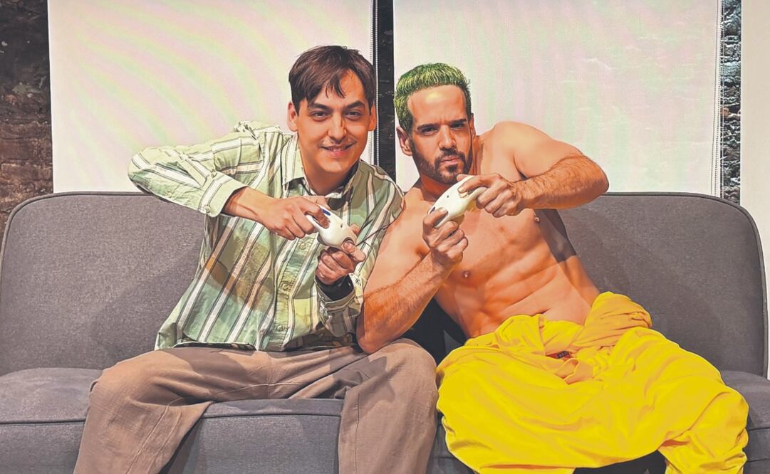 Moisés Melchor y Martín Barba dan vida a Lucho y Jaime. Foto: de Compañía Seña y verbo