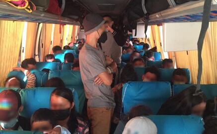 Guardia Nacional asegura a 146 migrantes en Saltillo; 50 son niños